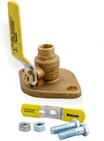 Webstone 50403 3/4-Inch SWT Isolator Uni-Flange Ball Valve by Webstone