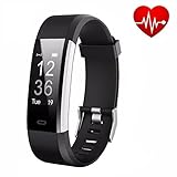 Bossblue Fitness Tracker Watch, Waterproof Heart Rate Monitor Activity Health Tracker Smart Bracelet with Pedometer Sleep Monitor Step Calorie Counter Sports Wristbands for iOS and Android