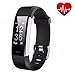 Bossblue Fitness Tracker Watch, Waterproof Heart Rate Monitor Activity Health Tracker Smart Bracelet with Pedometer Sleep Monitor Step Calorie Counter Sports Wristbands for iOS and Android