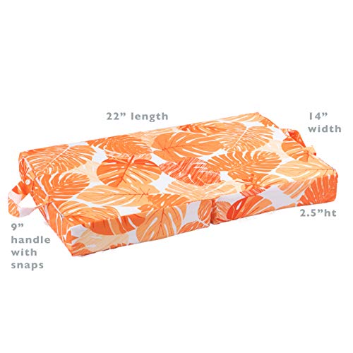 Raise Your Game Kneeling Pad, Knee Protector Cushion Pillow for Garden Work, Large Thick Kneeler Foam Support for Gardening, Household and Outdoor Chores, Exercise, Etc (Orange)