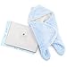 Receiving Blanket Wrap Swaddle-For Newborn Baby Nursery -Perfect Baby Shower Gift For Baby Boys-Super Soft -100% Plush Coral Fleece Double Layered Fabric - Blue Stars- With Gift Box (Blue) …