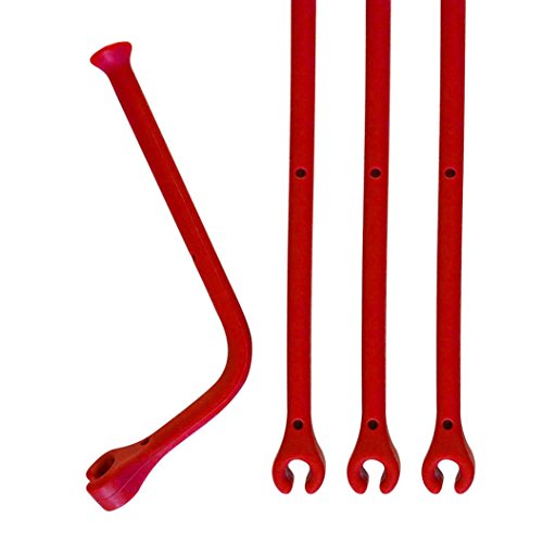 FTXJ Adjust Silicone Wine Glass Dishwasher Goblet Holder Safer Stemware Saver (Red)
