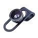 CFTGET 2 in 1 Clip-On 0.65x Wide Angle + Macro II Lens Camera Photo Kit for Apple iPhone 6/6 Plus 5 5S 4 4S,Samsung Galaxy S6 Edge S6, Galaxy Note 4/3/2 and Other Smart Phones, Tablet PC, Laptops