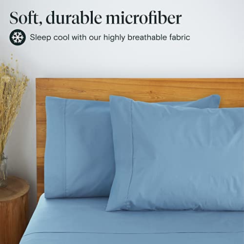 6 PC Queen Sheet Set, Bamboo Sheets Queen Size, Deep Pockets 18