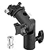 Camera Flash Speedlite Mount Stand and Umbrella Holder Mount 180°Swivel Light Stand E Type Light Bracket for Camera DSLR Nikon Canon Pentax Olympus and Other DSLR Flashes Studio Light LED Light