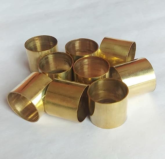 Lot of 10 Solid Brass Ferrules Collars Ring Shaft Walking Stick-Spare Part Accessories For Wooden Walking Sticks-Cane