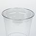 Fit Meal Prep 50 Pack 20 oz Clear Plastic Cups with Flat Lids, Disposable Iced Coffee Cups, BPA Free Premium Crystal Smoothie Cup for Party, Lemonade Stand, Cold Drinks, Juice, Milkshake