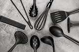 Chef Aid Nylon Skimmer, BPA Free Kitchen Utensil for Non-Stick Cookware, Black view 10