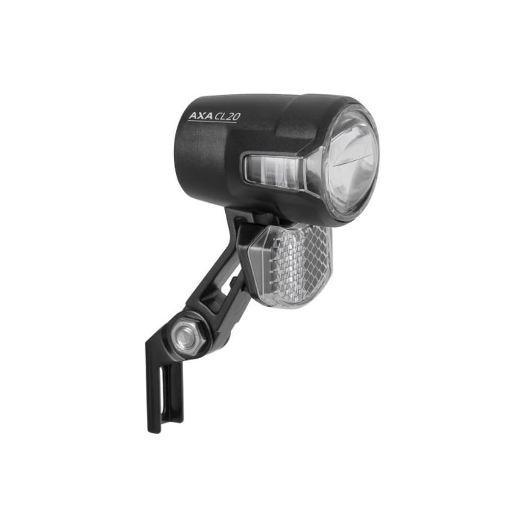AXA Compactline 35 Steady Auto LED Dynamo Front Light Black Unisex Adult One Size