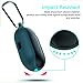 Galaxy Buds Case Cover Silicone Bean fit Wireless Charging, Protective Accessories Skin Soft and Flexible, Anti-Scratch, Shock Resistant Nonslip Carabiner Charging Case for Galaxy Buds (Forest Blue)