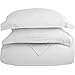 Bare Home Bedding Duvet Cover Extra Long - Premium 1800 Super Soft Collection - Lightweight, Cooling Duvet Cover - Soft Breathable Bedding (Twin/Twin XL, White)