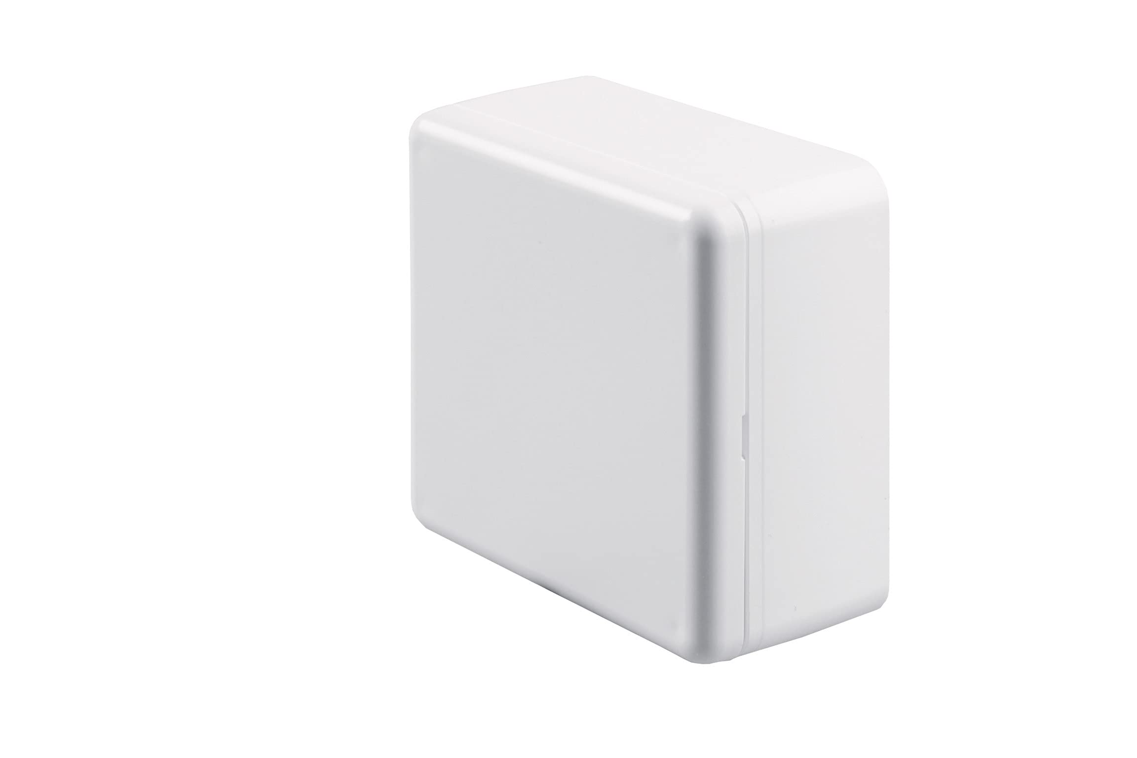 POLY POOL - PP0219 Square Wall Electrical Junction Box for Channels 20 x 10 mm, 20 x 15 mm, 30 x 15 mm, 40 x 20 mm - White Junction Box - Made in Italy