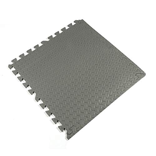 12 Pieces Interlocking Eva Foam Mats Room Garage Gym Floor Mat Developing Crawling Rugs Indoor Outdoor Square Play Mat - Thumbnail 6