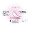Nivea Rose Petal 24h Day Cream (50 ml), Face Care with Rose Water and Hyaluron, Light Gel Cream for Smooth Delicate Skin