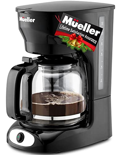Mueller 12-Cup Drip Coffee Maker, Auto Keep Warm Function, Smart Anti-Drip System,...
