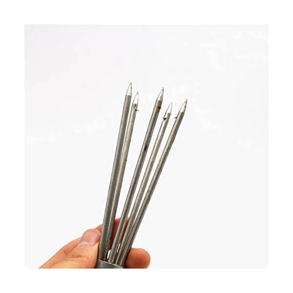 MAYMII-M8-5-Prong-Fishing-Fork-Fish-Frog-Eel-Salmon-Barbed-Stainless-Fish-Spear-Long-Nut MAYMII-M8-5-Prong-Fishing-Fork-Fish-Frog-Eel-Salmon-Barbed-Stainless-Fish-Spear-Long-Nut