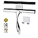 SAIREIDER Shower Squeegee Stainless Steel Squeegees for Shower Doors, Windows, Mirror, Car Glass