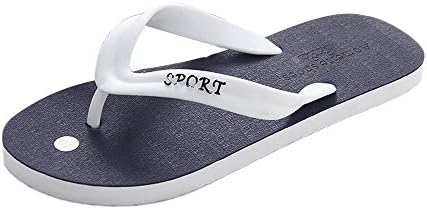 Ennglun Mens Beach Slipper, Men's Flip-Flops Slippers Beach Sandals Indoor&Outdoor Leisure Shoes Flip Flop