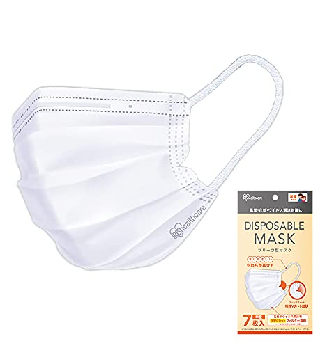 [アイリスオーヤマ] マスク 不織布マスク 126枚 セット 不織布 プリーツマスク ディスポーザブルマスク商品画像