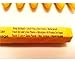 Strait-line Lumber Crayons 4-1/2 Inch (Yellow 20-count)