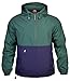 Outdoor Shaping Men's Pullover Rain Jacket Hooded Windbreaker Raincoat Waterproof Lightweight