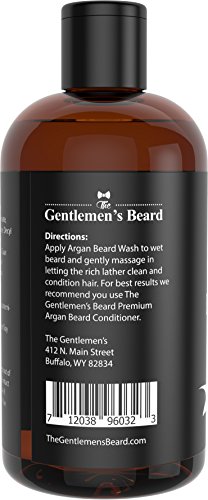 image for The Gentlemen's Beard Beard Wash with Argan Oil - Beard Shampoo & Soft