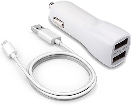 Galaxy S6 Car Charger, Nilogie PRODUCTS® 2-Port Dual USB Car Charger [15 | 3.1Amps], Smart-iQ Technology [Universal] Portable External Charger Battery Pack Made for Samsung Galaxy S6 - 24 Month Warranty - NT-DC301A