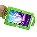 Transwon 7 Inch Cute Kids Case for NPOLE 7 Inch Tablet, Alldaymall A88X, Dragon Touch Y88X Plus 7, Chromo Inc 7 Inch Tablet, NeuTab N7s Pro, Autobeyond 7inch, Tagital T7X, iRULU eXpro X1 7 - Green
