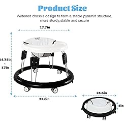 LANGYI Adjustable Baby Walkers for Baby with Easy