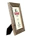 BarnwoodUSA Rustic 5 by 7 Inch Picture Frame with 1.25 Inch Wide Molding - 100% Reclaimed Wood, Weathered Gray