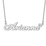 Arianna Personalized Name Necklaces Silver