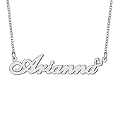 Arianna Personalized Name Necklaces Silver