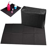 Disposable Dental Bibs Sheets Cloths, Tattoo Table Covers Clean Pad,Underpad Hygiene Personal Medical Tattoo Bib Waterproof Tattoo TableCloth Tattoo Supply Sheet, 125pcs13" X 17" (Black) (125 Pcs)