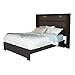 South Shore Gloria Headboard with Lights, King 78-Inch, Chocolate Brown & Zebrano