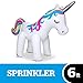 BigMouth Inc. Ginormous Inflatable Unicorn Sprinkler, Outdoor Summer Water Game & Splash Toy for Yard, 6 Feet Tall
