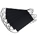 NEZZON Black Waitress Apron-5 pack with 3 Pockets: 7.9x6.5”–Commercial Grade 35% Cotton & 65% Polyester–Professionally Hemmed Edges to Last–Smart Look,Low Crease–Machine Wash,Iron,Quick Dry