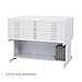 Safco Products 4977WH Flat File High Base for 5-Drawer 4996WHR Flat File, sold separately, White