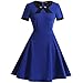 IHOT Women's 1950s Vintage Elegant Bow Casual Retro Evening Party Wedding Dress.