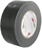 3M 1900S50 Value Duct Tape Black 50 mm for Industrial Use view 2