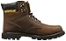 CAT Men's Second Shift Soft Toe Work Boot, Dark Brown, 13