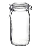 Bormioli Rocco Fido Glass Canning Jar Italian - 1.5 Liter