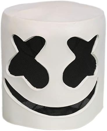 Amazon Xcoser マシュメロ マスク Marshmello コスプレ グッズ Dj マスク 人気商品 ライブ マスク ラテックス コスチューム 道具 ハロウィン 仮装 変装 パーティー 大人サイズ 白い コスプレ 仮装 通販