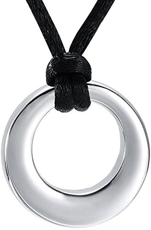Wonderful jewerly Circle of Life Cremation Pendant Necklace Memory Circle Locket Ash Keepsake Memorial Funeral Casket Jewelry