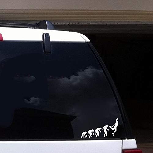 バンパーガラスステッカー 装飾的な車のステッカーの16 5 X 7 9cmバスケットボールの進化 Color White B08b5dknks 609円