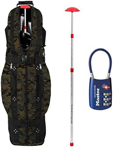 Club Glove Last Bag Collegiate Golf Travel Cover w/ Free Stiff Arm & TSA Lock (Camouflage)