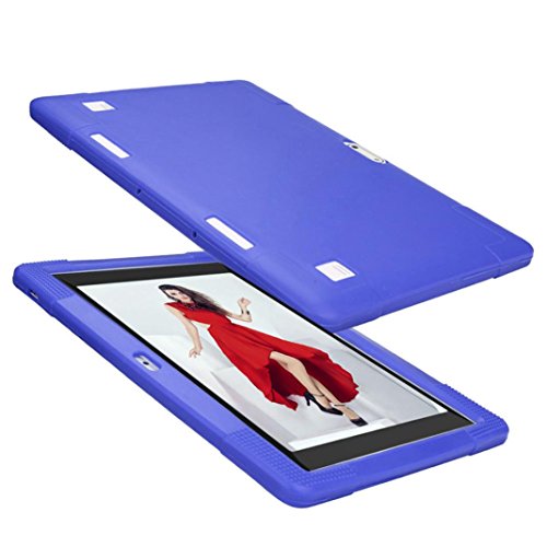 Voberry Universal Silicone Cover Case For 10 10.1 Inch Android Tablet PC (Blue) - Thumbnail 7