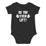 AW Fashions Do You Even Lift? Cute Novelty Funny Infant One-Piece Baby Bodysuit (Newborn, Black)