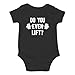 AW Fashions Do You Even Lift? Cute Novelty Funny Infant One-Piece Baby Bodysuit (Newborn, Black)