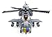 inFUNity Army Apache Helicopter (388 PCS), Good Pair with Military Vehicles, Army Minifigures