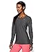 Under Armour Women's UA HeatGear Armour Long Sleeve Medium Carbon Heather